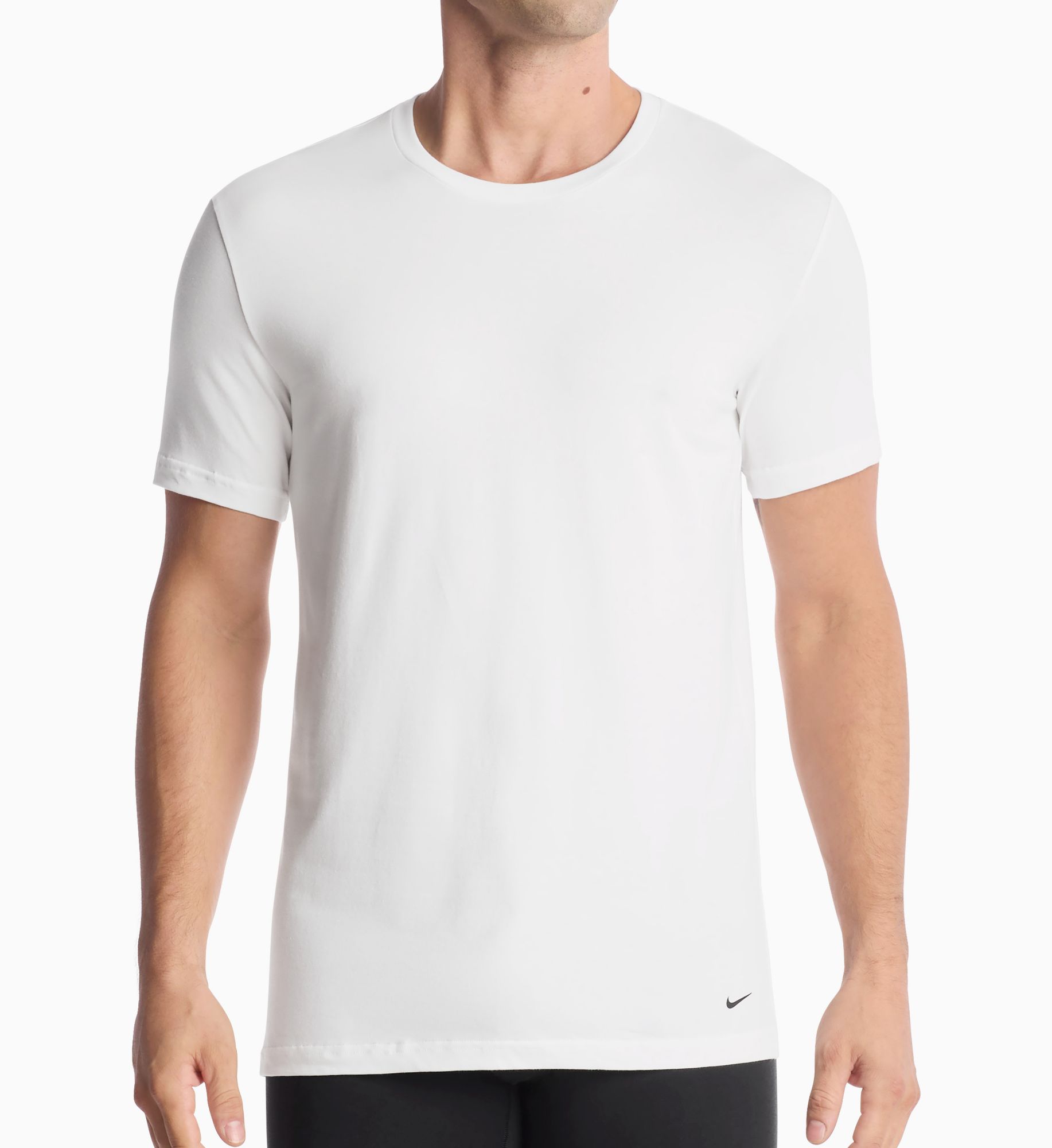 Nike Essential Cotton Stretch Crew Neck - 2 Pack KE1302 - Image 1