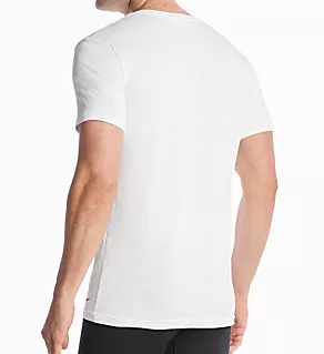 Essential Cotton Stretch V Neck - 2 Pack
