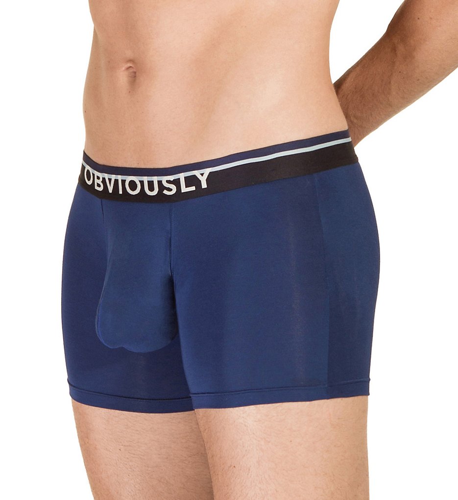 Obviously A00-1C PrimeMan AnatoMAX 3 Inch Boxer Briefs (Navy)