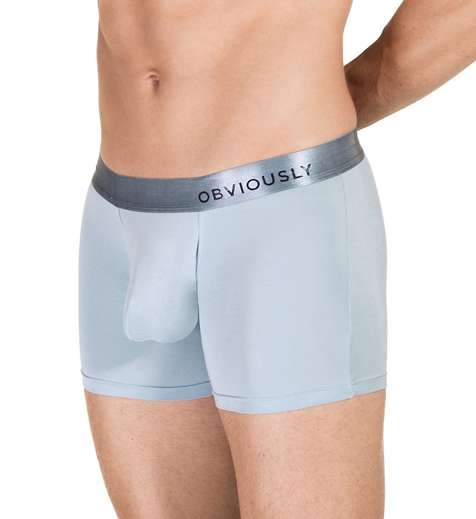 Obviously A00-1E PrimeMan AnatoMAX 3 Inch Boxer Briefs (Ice Blue)