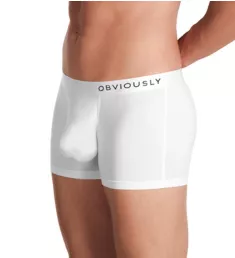 PrimeMan AnatoMAX 3 Inch Boxer Brief WHT S