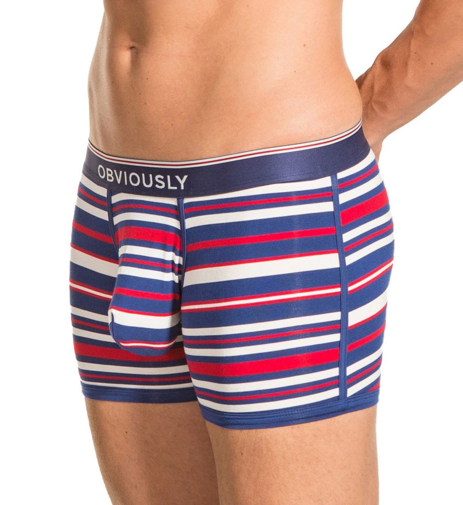 PrimeMan AnatoMAX Striped 3 Inch Boxer Brief