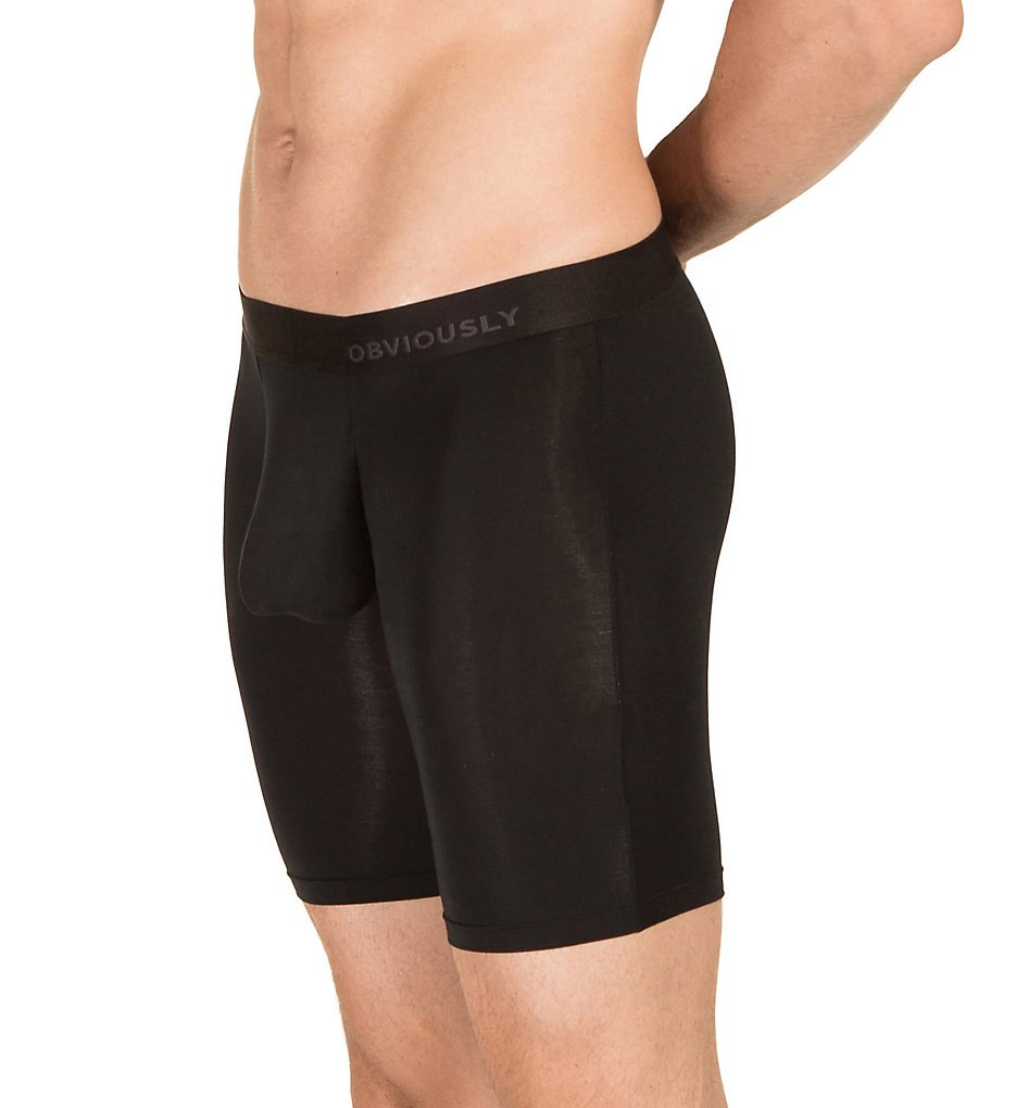 Obviously A01-1A PrimeMan AnatoMAX 9 Inch Boxer Briefs (Black)