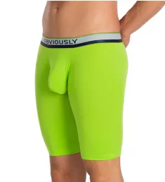 PrimeMan AnatoMAX 9 Inch Boxer Brief Lime S