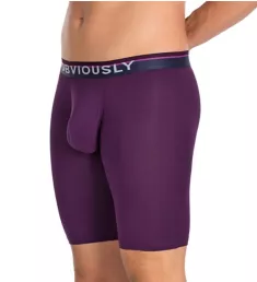 PrimeMan AnatoMAX 9 Inch Boxer Brief Purp S