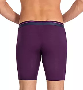 PrimeMan AnatoMAX 9 Inch Boxer Brief Purp L