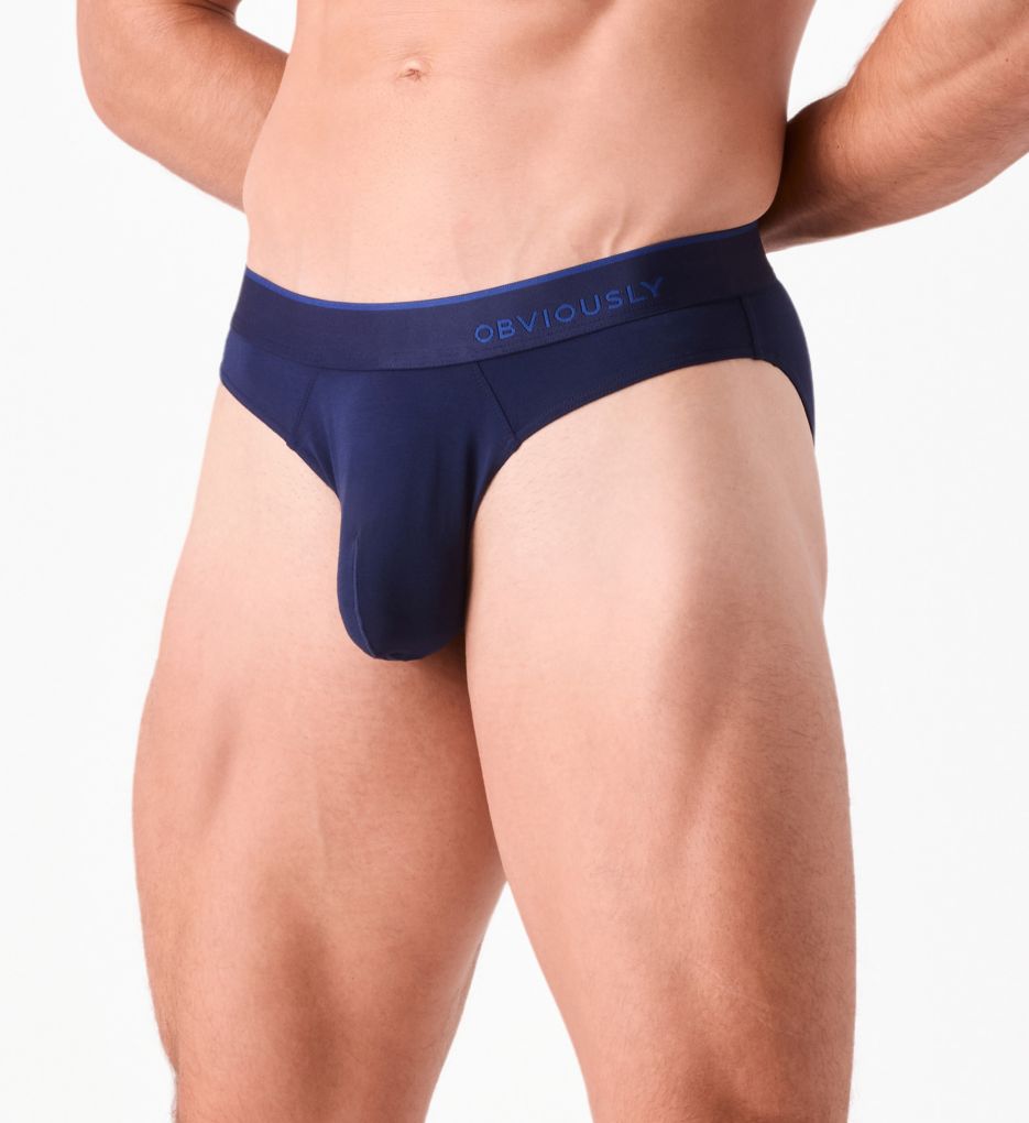 Men's Obviously A00-1A PrimeMan AnatoMAX 3 Inch Boxer Brief (Purple XL)