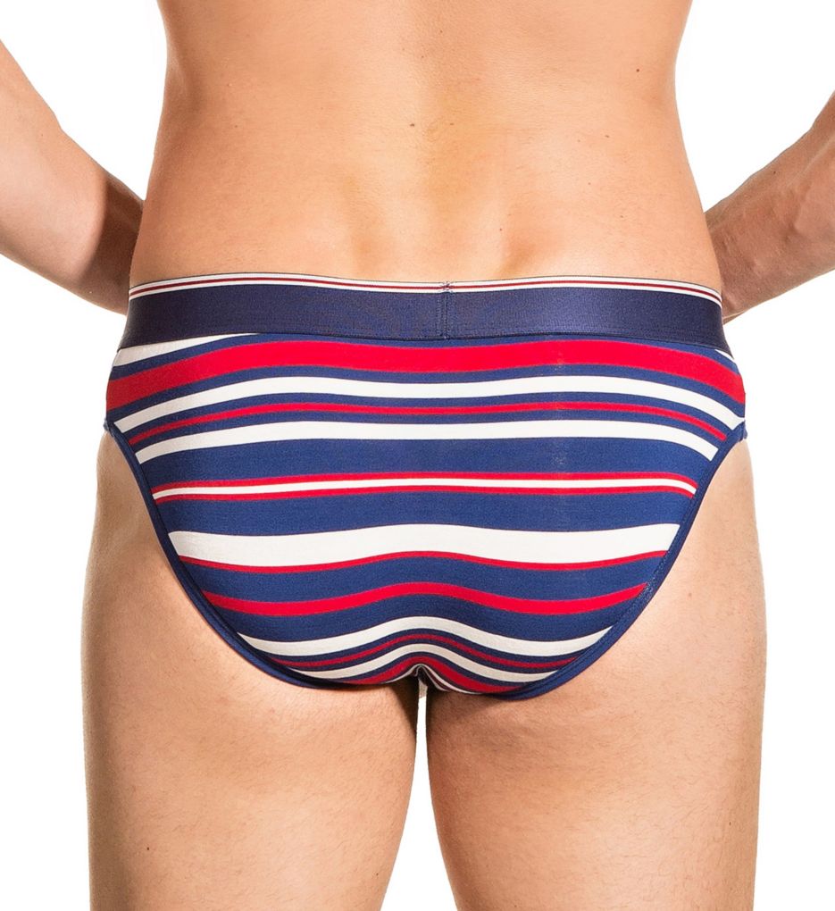 PrimeMan AnatoMAX Striped Hipster Brief-bs