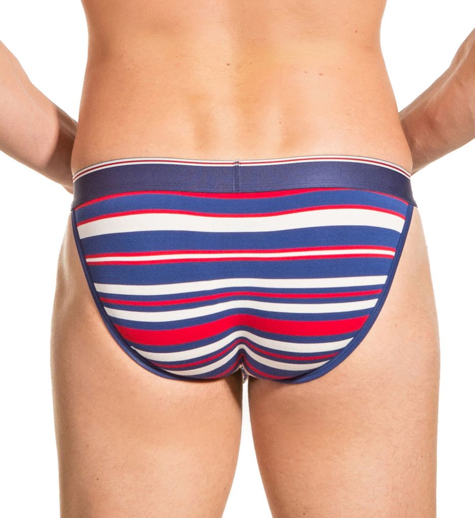 PrimeMan AnatoMAX Striped Bikini Brief