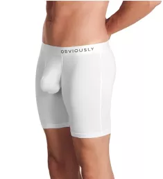 PrimeMan 6 Inch Boxer Brief WHT S