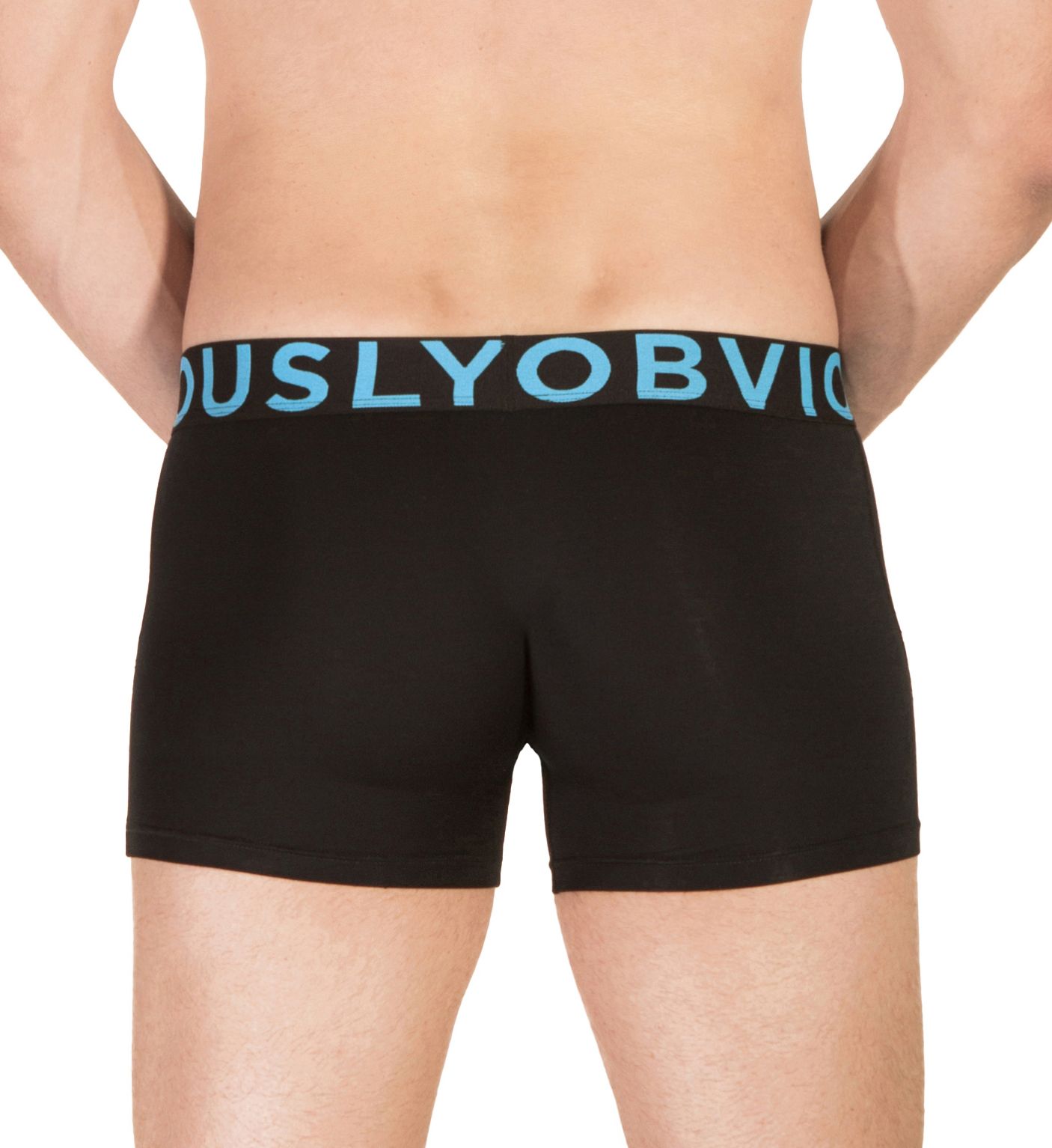 Obviously EveryMan AnatoMAX 3 Inch Boxer Brief BLK S  - Image 2