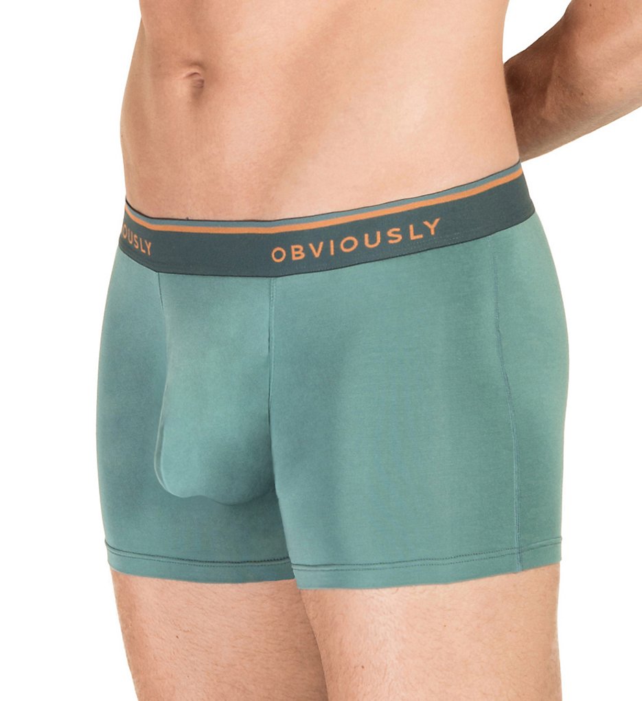 Obviously B00-1G EveryMan AnatoMAX 3 Inch Boxer Briefs (Teal)