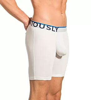 EveryMan 6 Inch Boxer Brief WHT 3XL