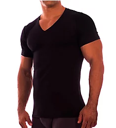 Deep V Neck Short Sleeve Undershirt