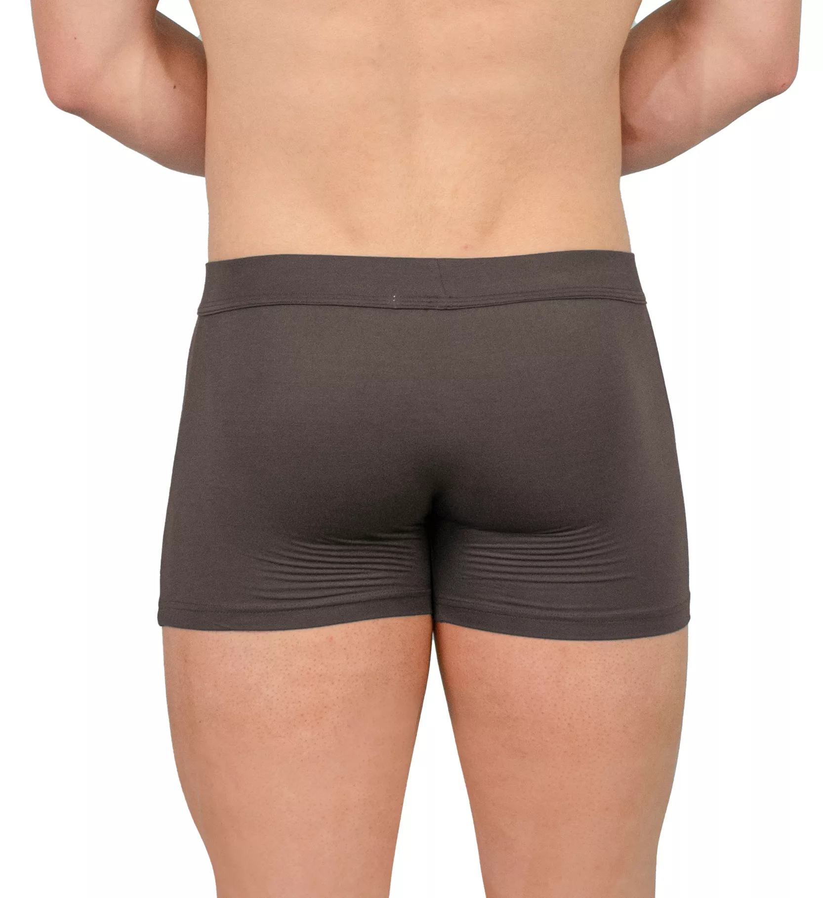Black Obviously Primeman 3 Inch Leg Boxer Brief In Red | Simon