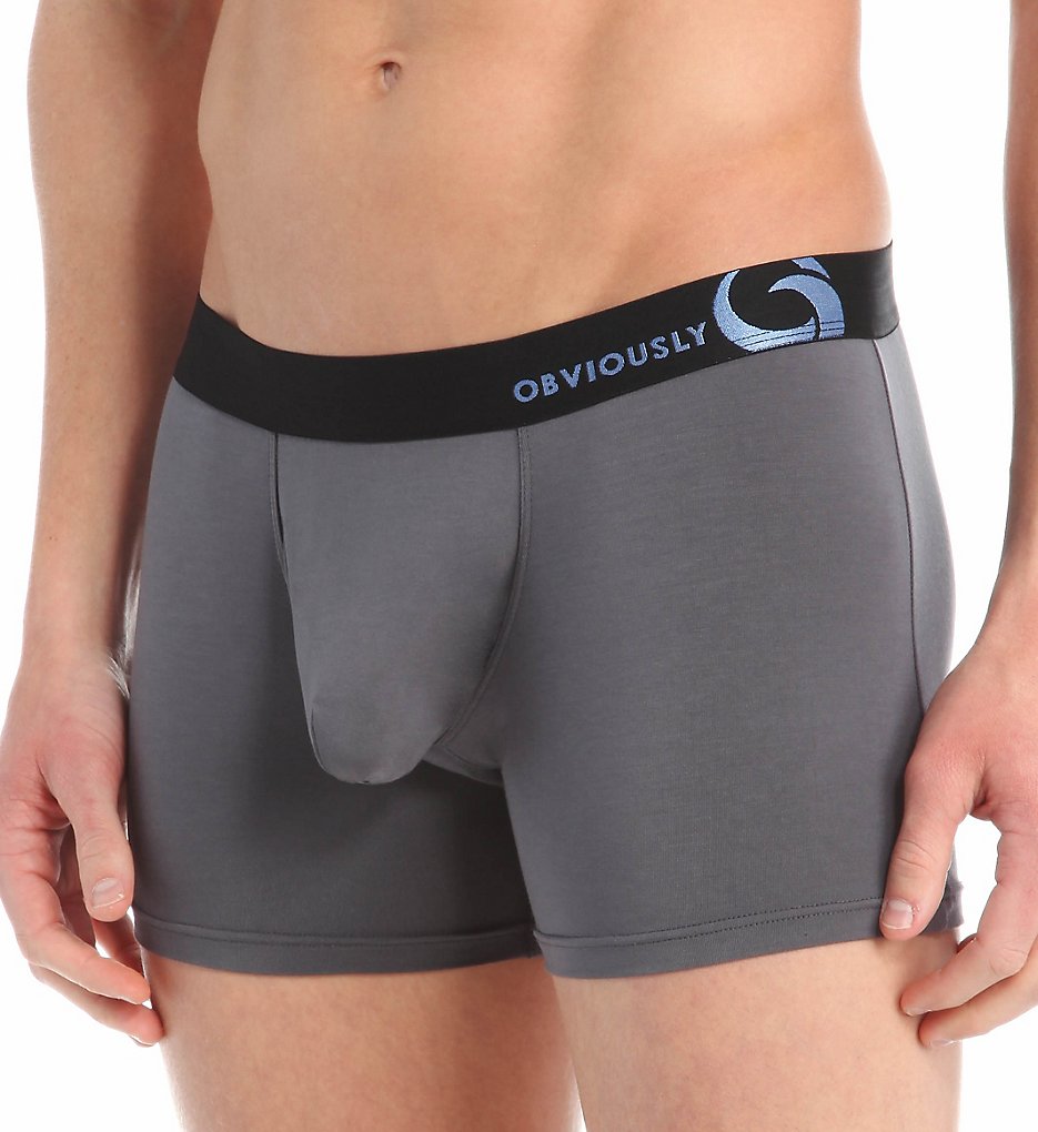 Obviously Y23102 Essence AnatoFREE Boxer Briefs (Graphite)