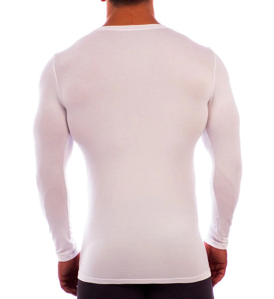Obviously Crew Neck Long Sleeve Undershirt Y43512 - Image 2