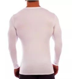 Deep V Neck Long Sleeve Undershirt