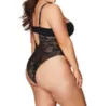 Oh La La Cheri Plus Lexi High Leg Lace Bodysuit 0979X - Image 2