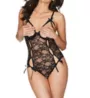 Oh La La Cheri Zara Open Cup Crotchless Functional Tie Teddy 10112 - Image 1