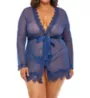 Oh La La Cheri Plus Provence Eyelash Robe and G-String Set 1136X