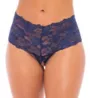 Oh La La Cheri Good Night Kiss Crotchless Lace Boyshort Panty 2025 - Image 1