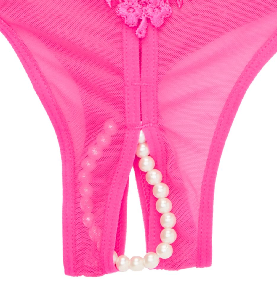 Aline (Crotchless + pearl string) – Dulce Store Paris