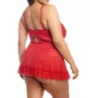 Oh La La Cheri Plus Valentine Lace Babydoll And G-String Set 2139X - Image 2