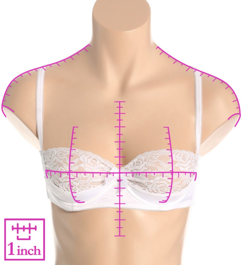 Lace and Satin Shelf Bra-ns7