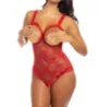 Oh La La Cheri Amber Open Cup Crotchless Teddy 4100