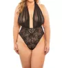 Oh La La Cheri Aria Mesh Plunge Halter Teddy 5210990 - Image 4