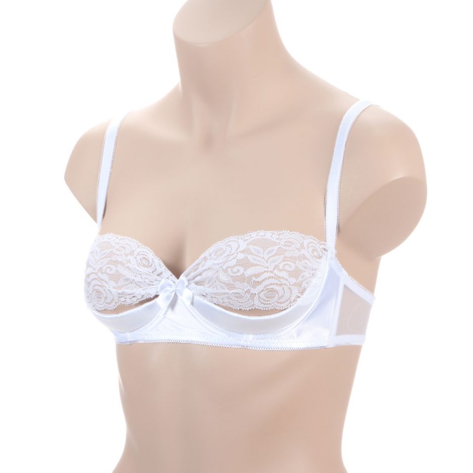 Oh Là Là Chéri Raquel Satin & Lace Shelf Bra & Reviews