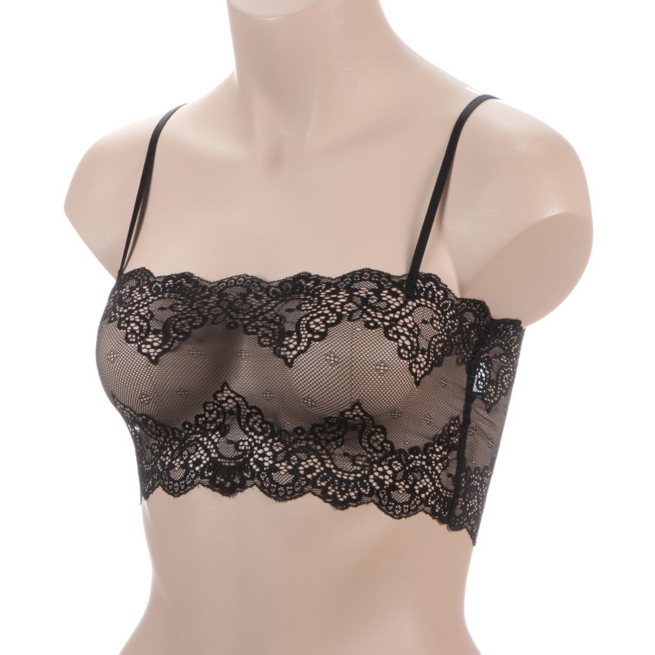 Only Hearts So Fine With Lace Cropped Cami Bra Black 43871 - Free Shipping  at Largo Drive