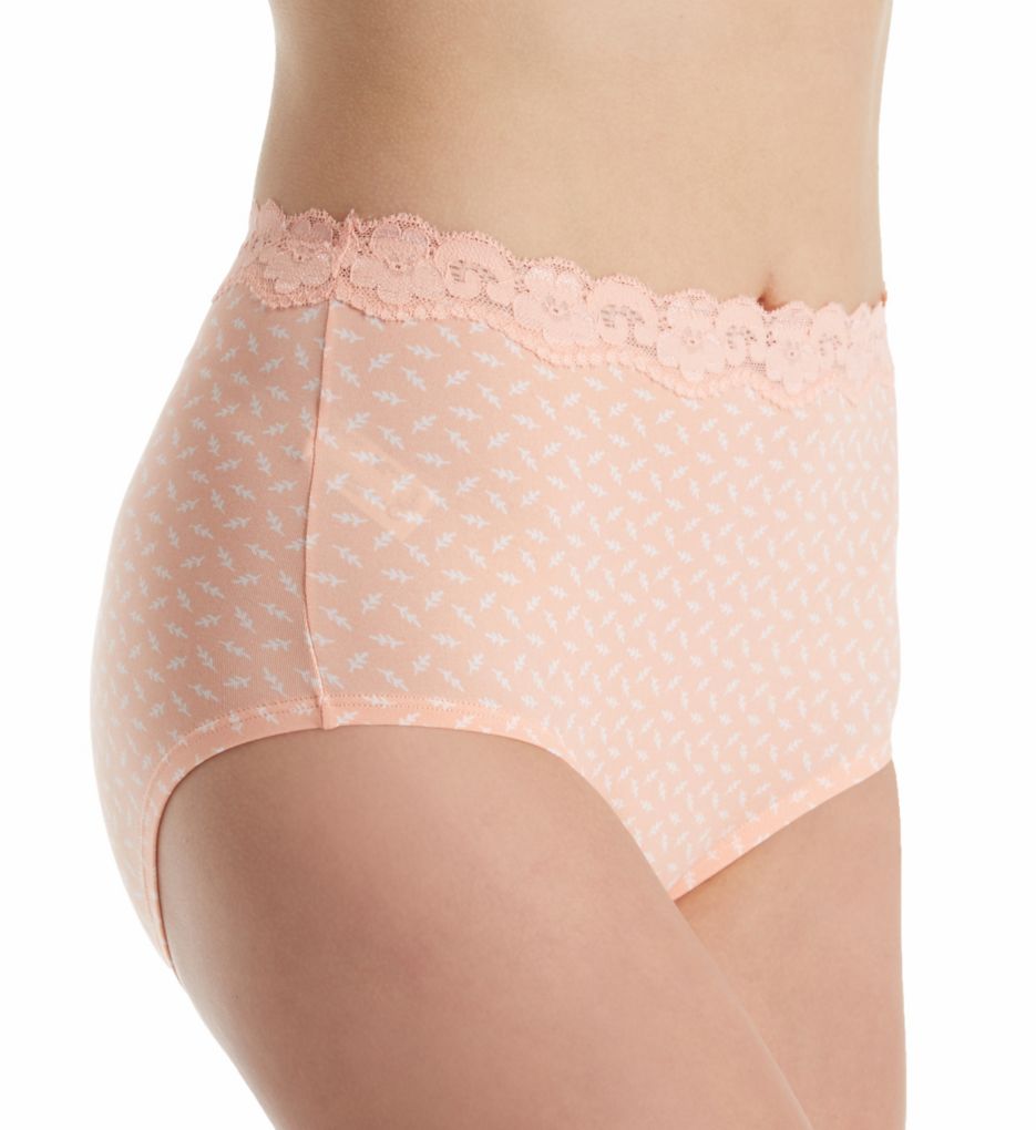 Without A Stitch Lace Brief Panty - 3 Pack