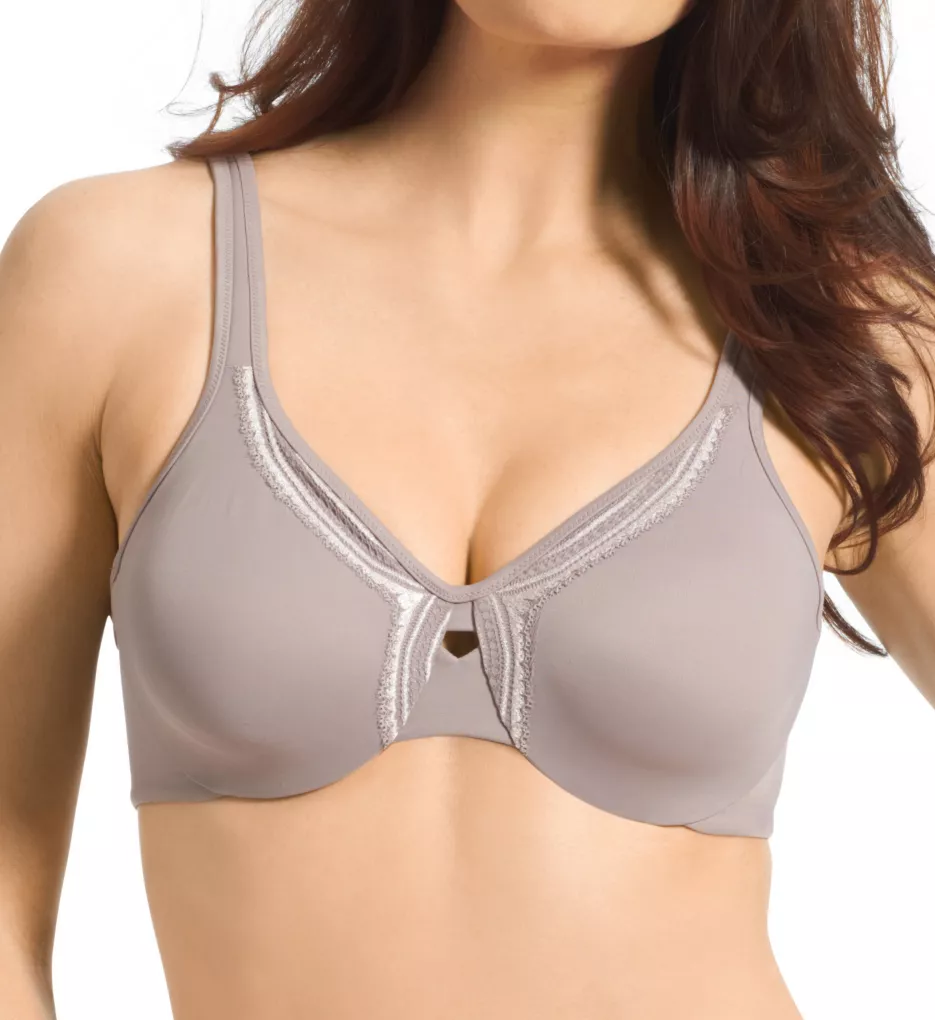 Olga Women's Sheer Leaves Minimizer Bra - 35519 40c Periwinkle : Target