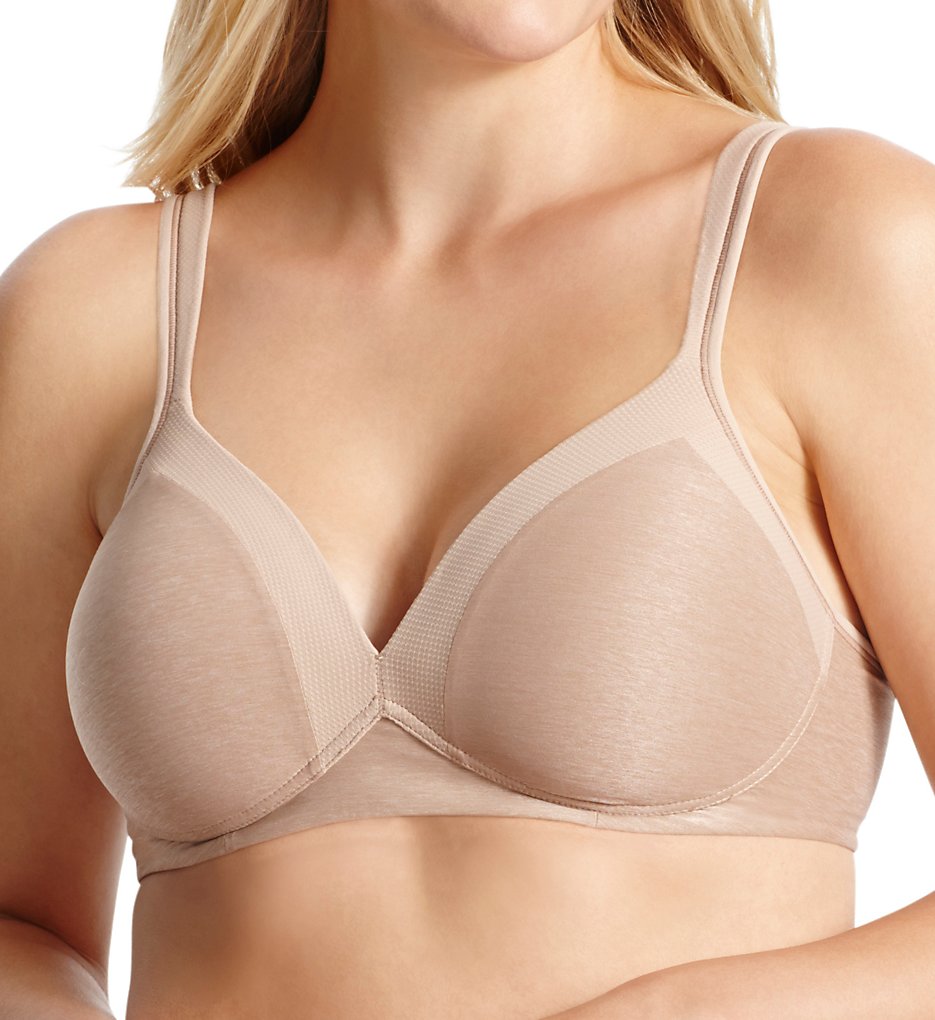 Olga : Olga GM2281A Play It Cool Wirefree Contour Bra (Toasted Almond 40D)