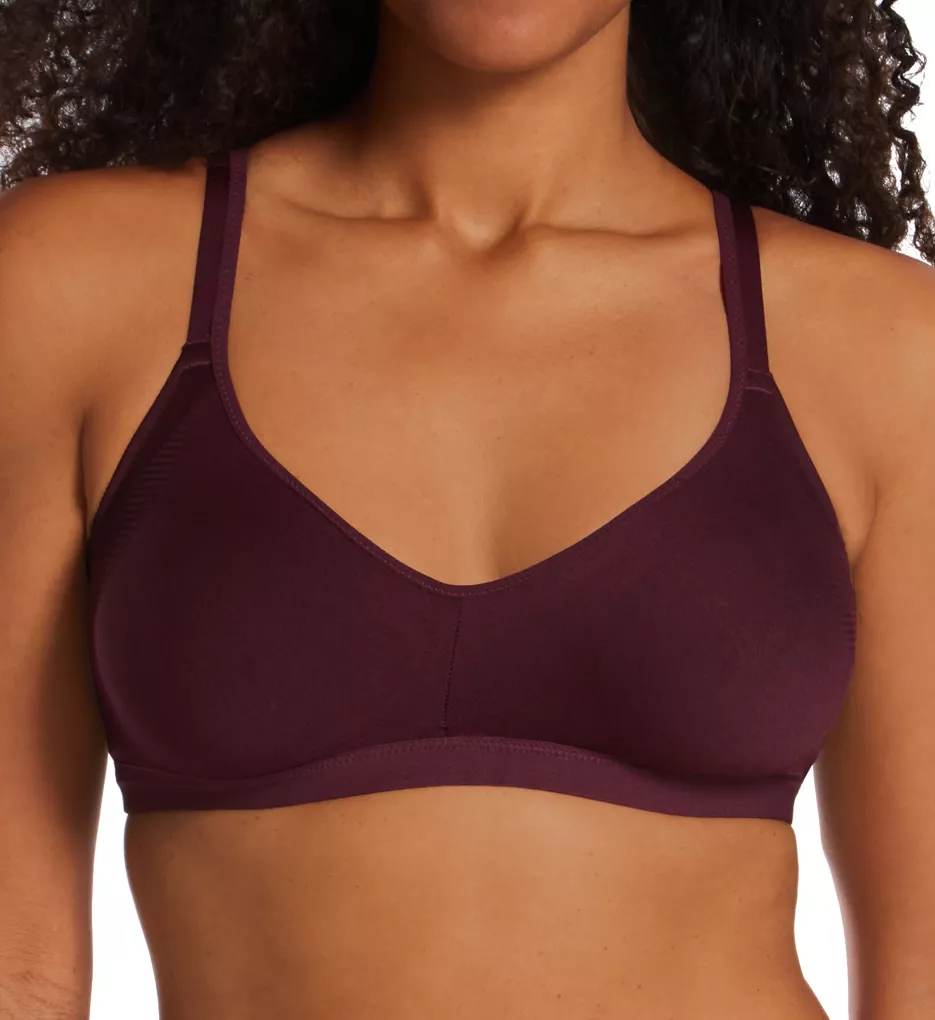 Easy Does It Wirefree Contour Bra Winetasting 3X