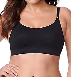 Easy Does It Jacquard Wirefree Contour Bralette Black M
