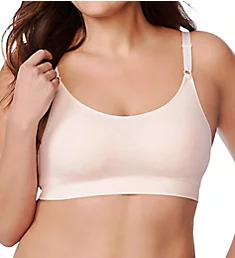 Easy Does It Jacquard Wirefree Contour Bralette Rosewater M