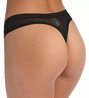 Mesh High Cut Thong