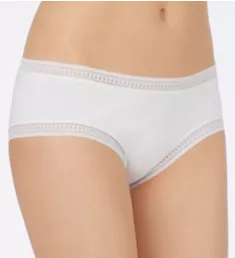 Cabana Cotton Boyshort Panty White S