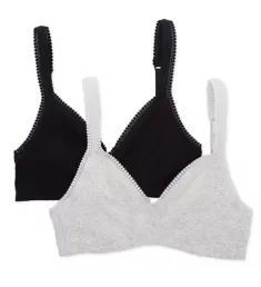 Cabana Cotton Bralette - 2 Pack