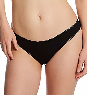 Cabana Cotton Hip Bikini Panties Black S