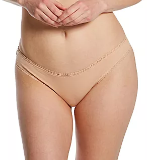 Cabana Cotton Hip Bikini Panties Champagne S