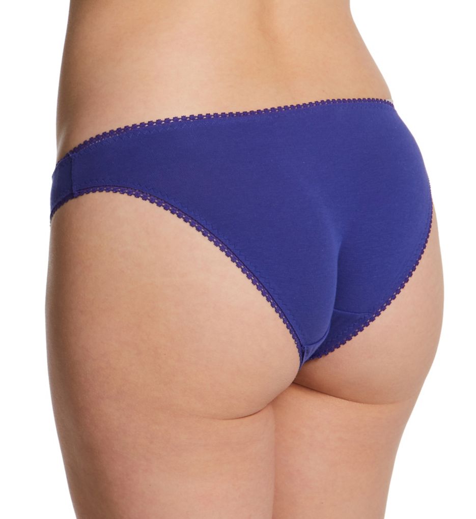 OnGossamer Cabana Cotton Hip Bikini Panties Almost Midnight L  - Image 2