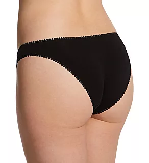 Cabana Cotton Hip Bikini Panties Black S