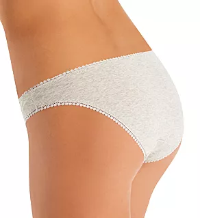 Cabana Cotton Hip Bikini Panties Heather Grey S