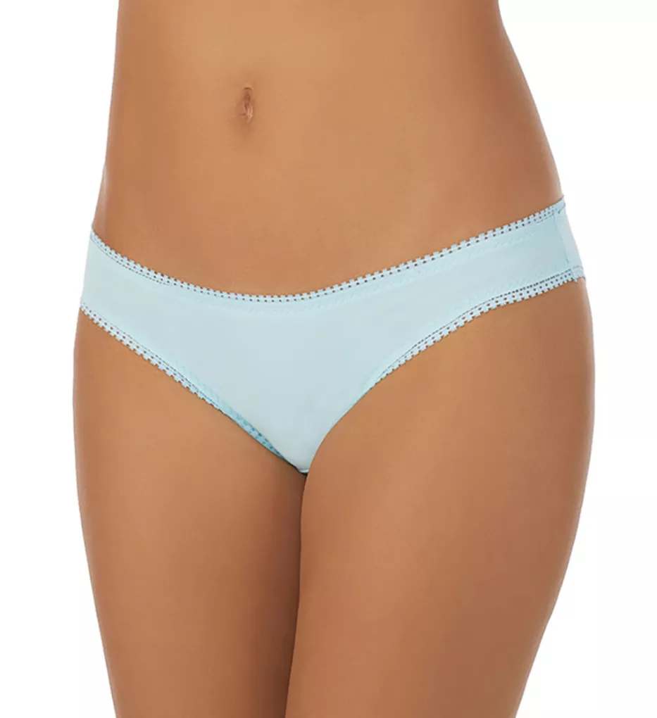 Cabana Cotton Seamless Thong Underwear - White