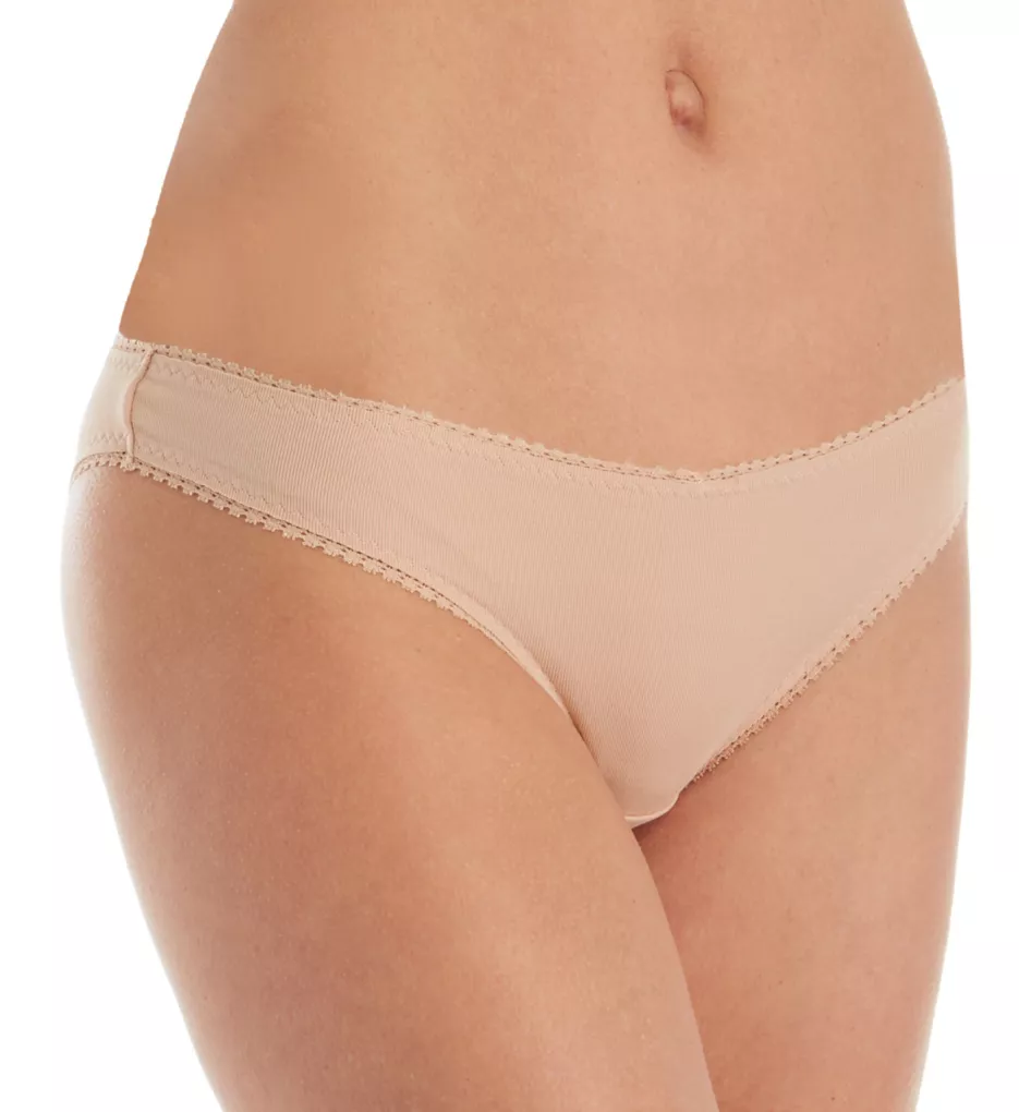 Cabana Cotton Hip Bikini Panty - 3 Pack BlushWhiteChampagne S