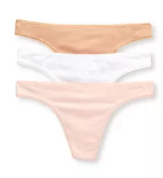 Cabana Cotton Hip G Thong - 3 Pack